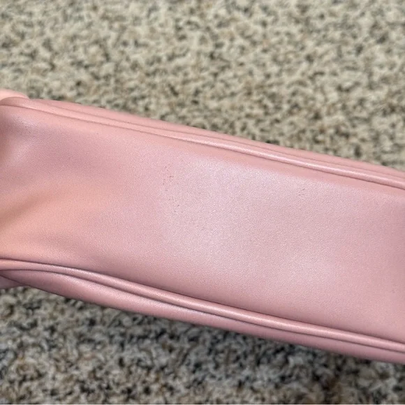 True Religion Baby Pink Med Crossbody Bag Purse with Horseshoe Logo Adjustable - Picture 13 of 14